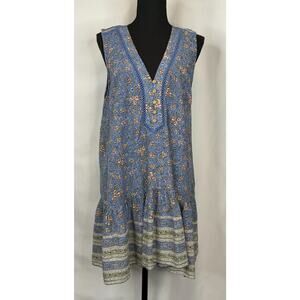 Veronica Beard Womens Mini Dress Size XL Peasant Artsy Cottagecore Boho Hippie